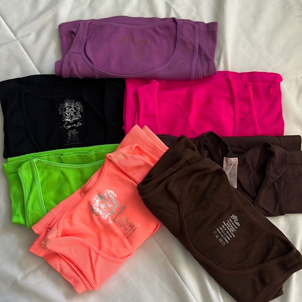 Nylon/spandex tank tops